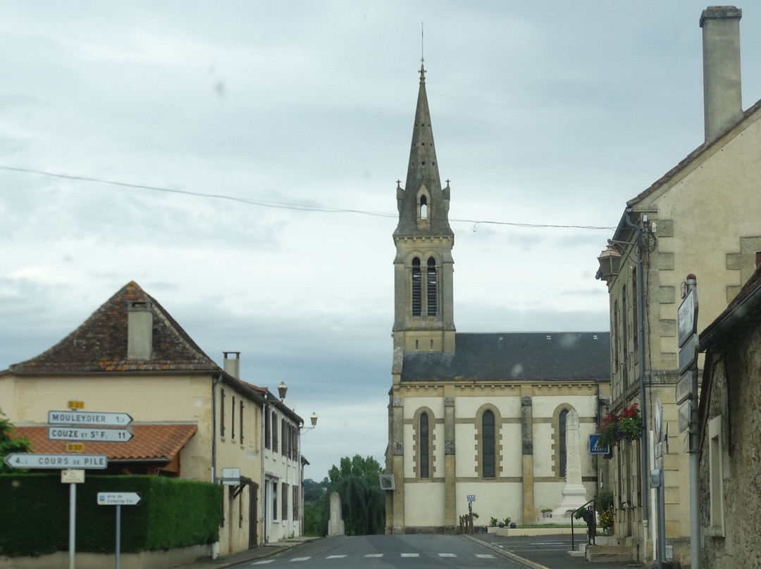 Église Saint-Aubin-de-Lanquais景点图片