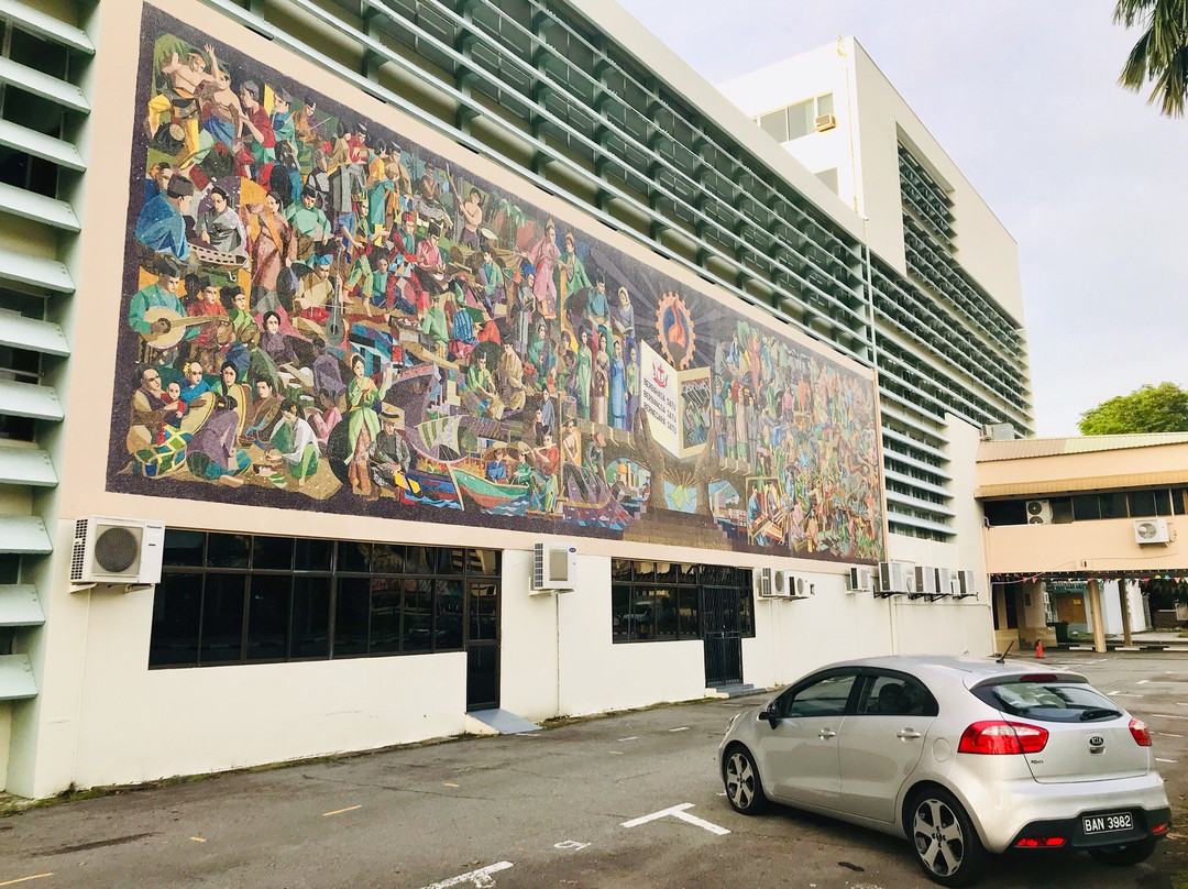 The Big Mural of Dewan Bahasa-斯里巴加湾必去景点