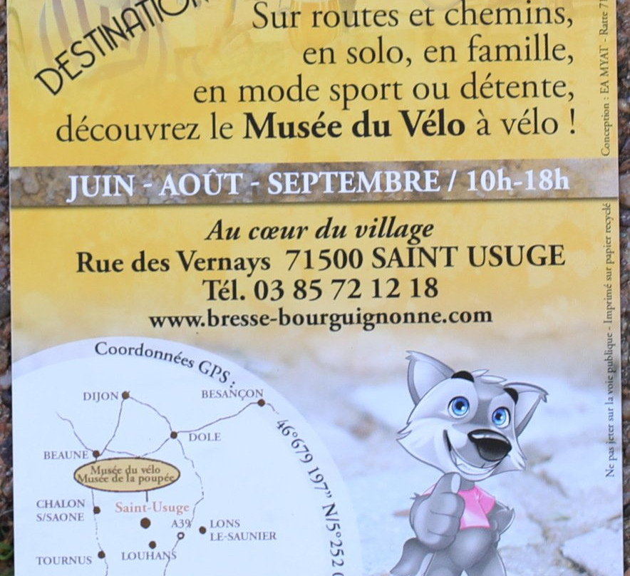Musée du Vélo-Saint Usuge必去景点