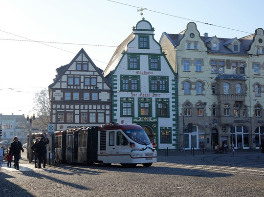 Stadtrundfahrt mit der Strassenbahn-爱尔福特必去景点