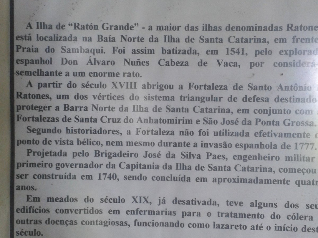 Santo Antonio de Ratones fort-弗洛里亚诺波利斯必去景点