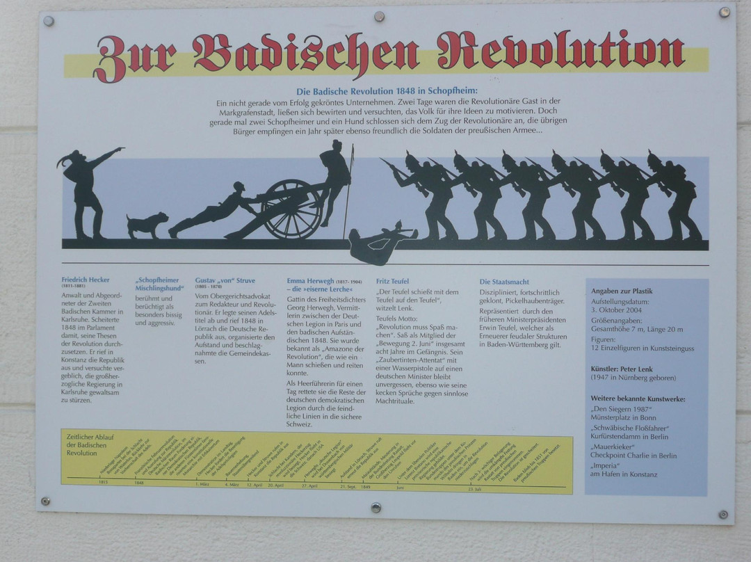 'Badische Revolution' -  Lenk-Plastik-Schopfheim必去景点