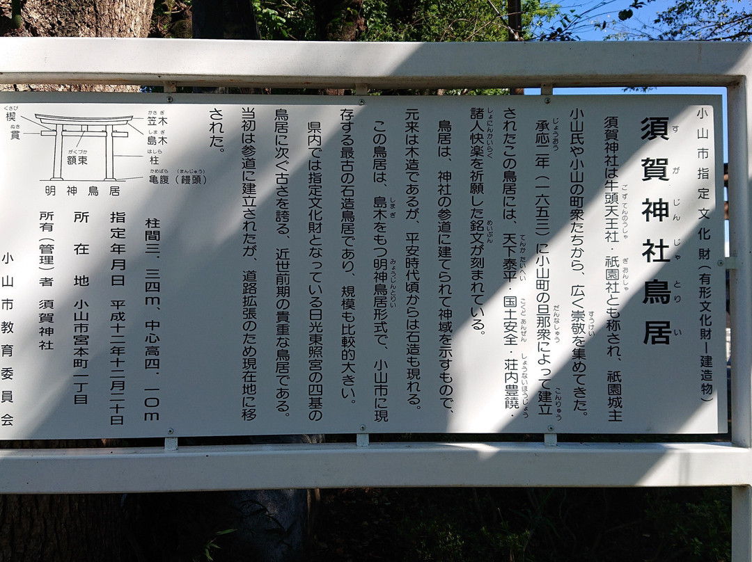 Suga Shrine-小山市必去景点
