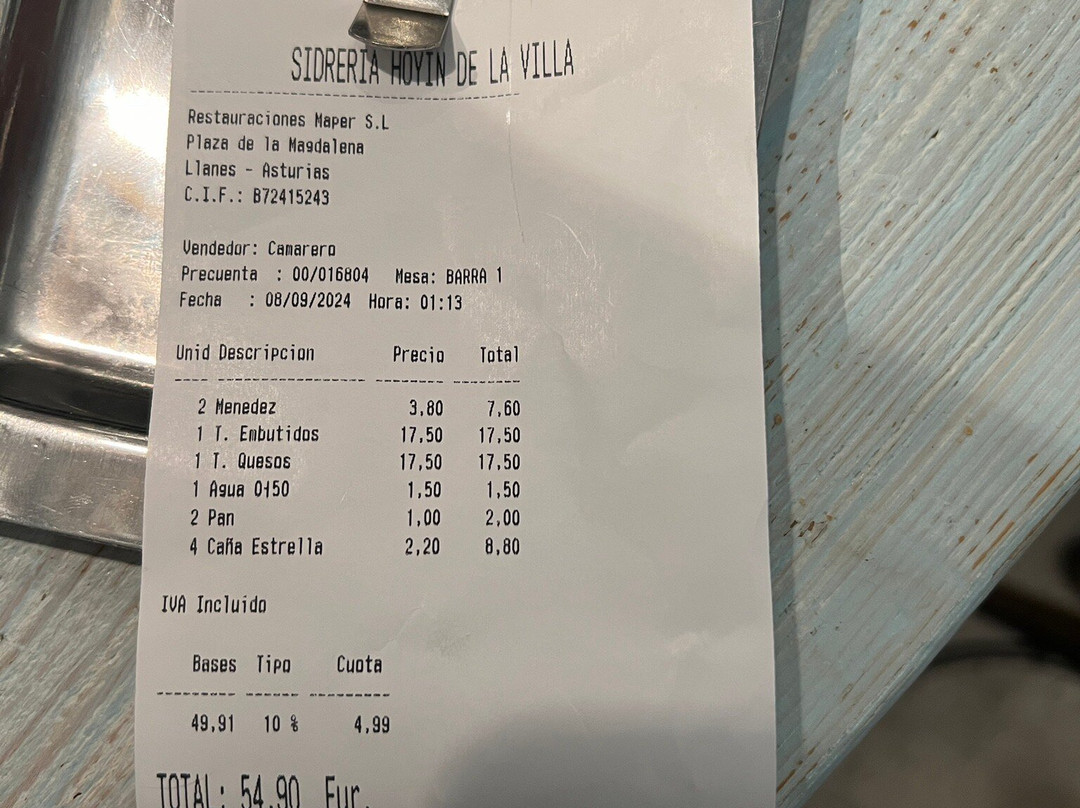 Hoyin De La Villa, 100% Sin Gluten