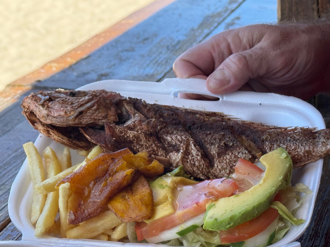 Rosie's Snack Bar at Mullet Bay Beach