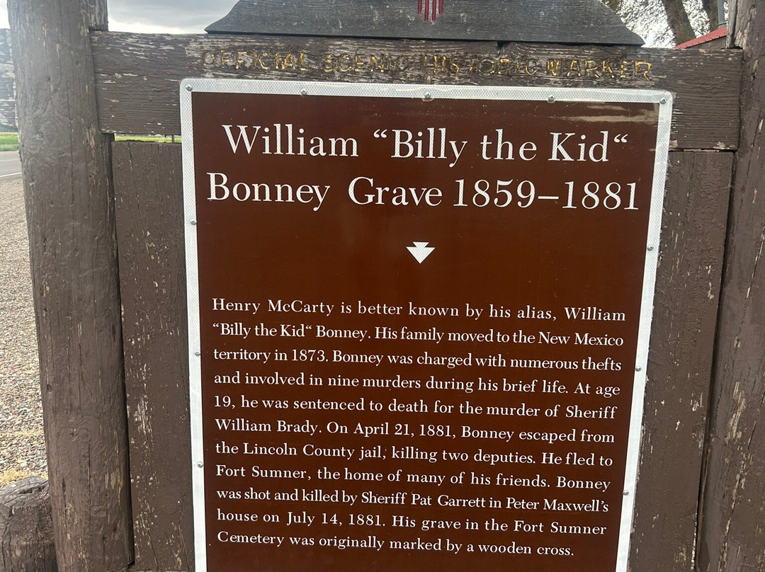 Billy the Kid’s Grave-Fort Sumner必去景点