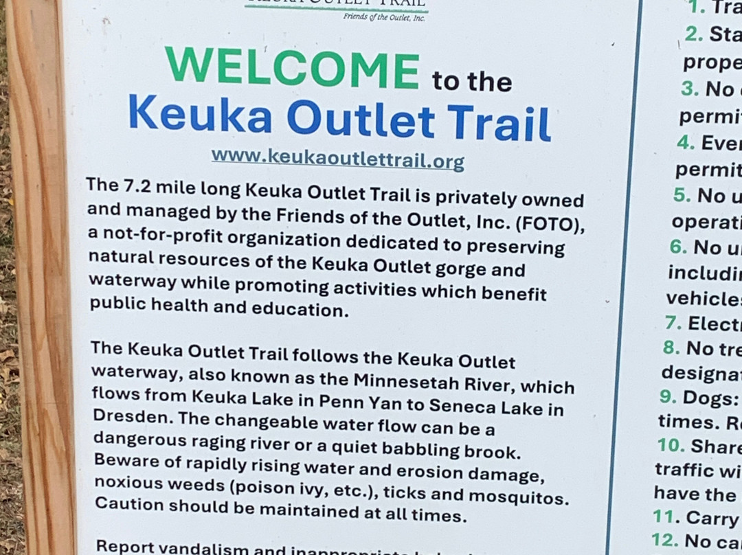 Keuka Lake Outlet Trail-Penn Yan必去景点