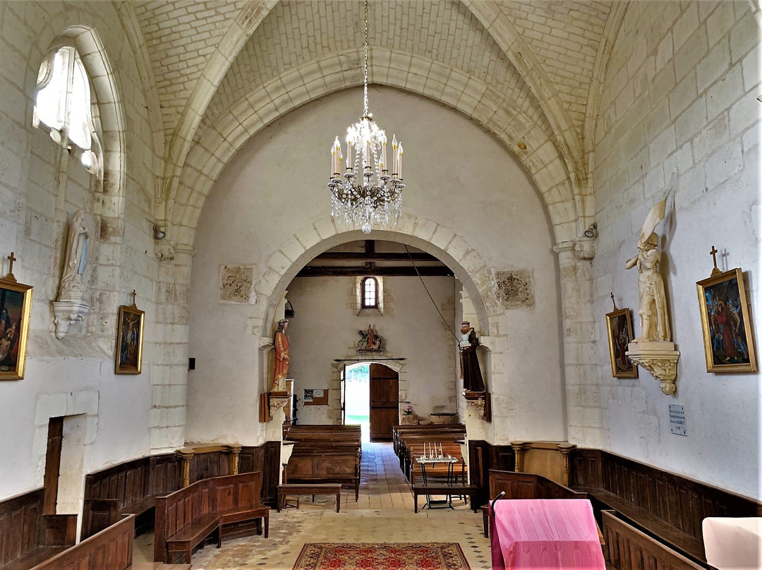 Église Saint-Aubin de Faverolles-sur-Cher景点图片