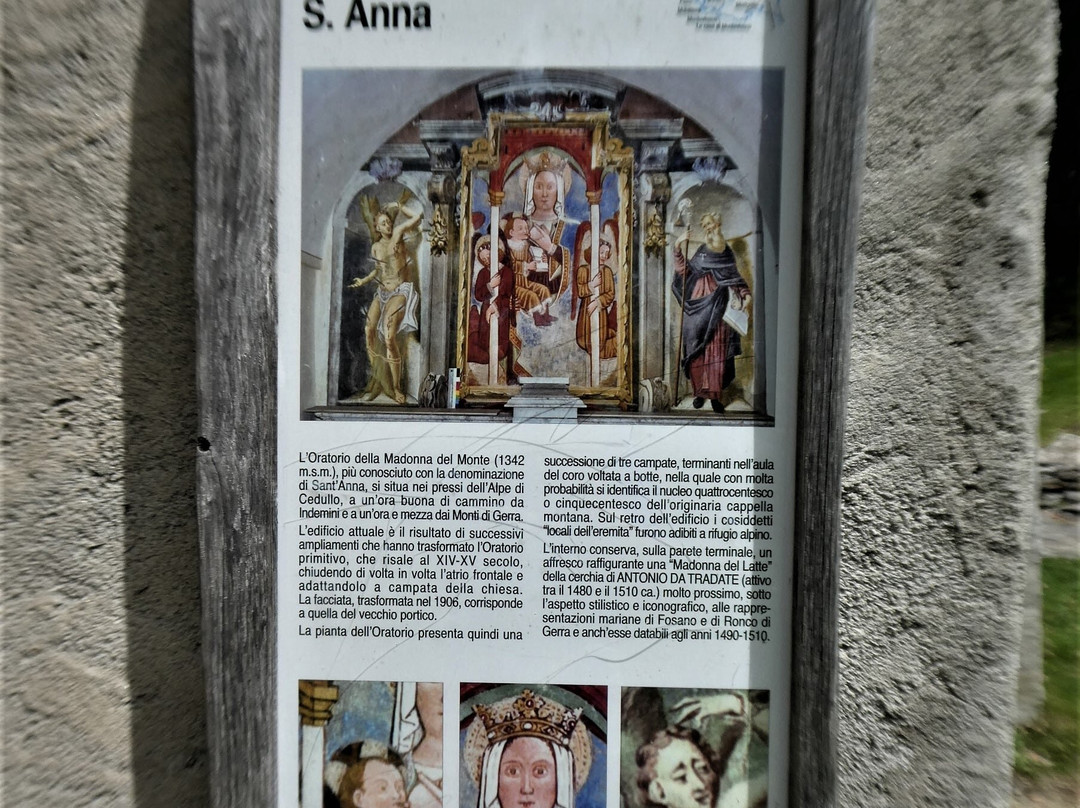 Oratorio Della Madonna Del Monte (sant'anna)-Indemini必去景点
