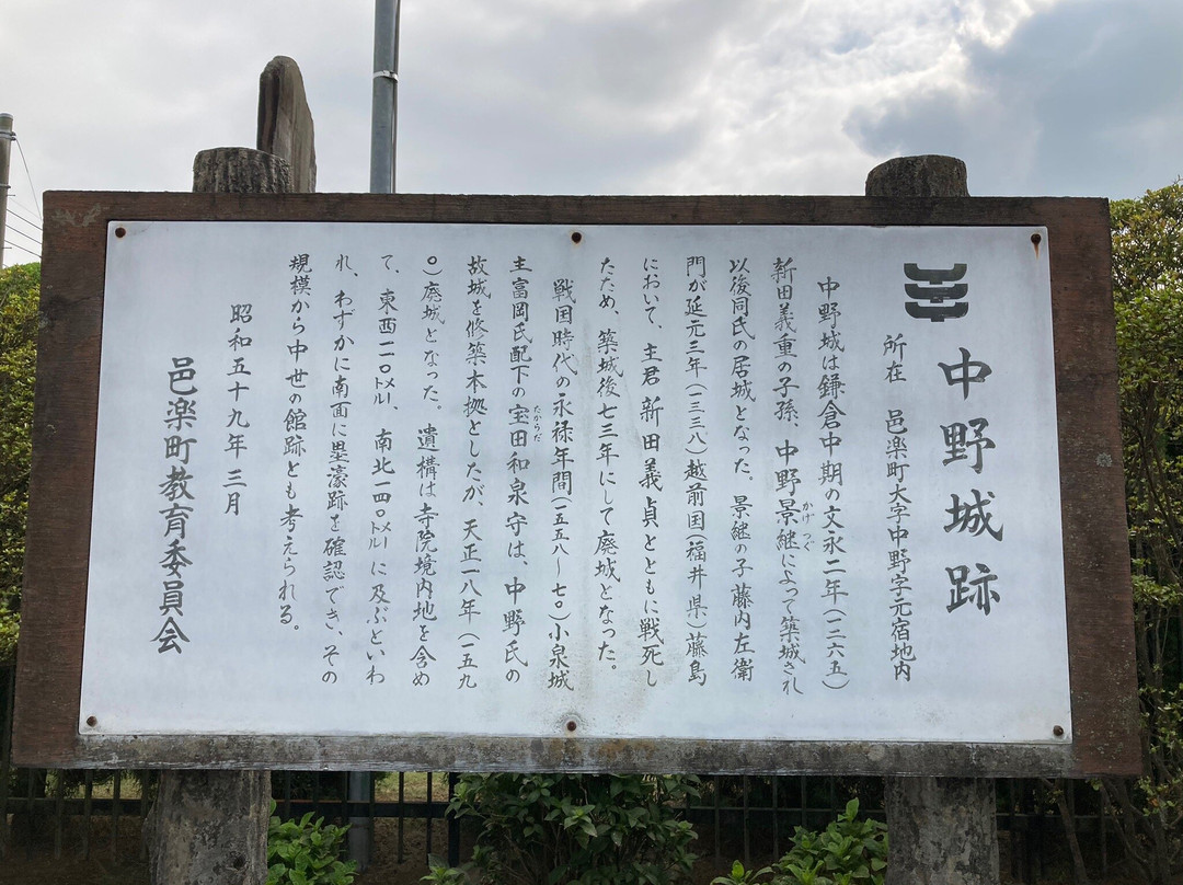 The Site of Nakano Castle景点图片