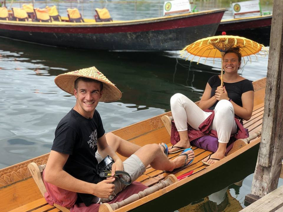 Inle Canoe Lady-Nampan必去景点