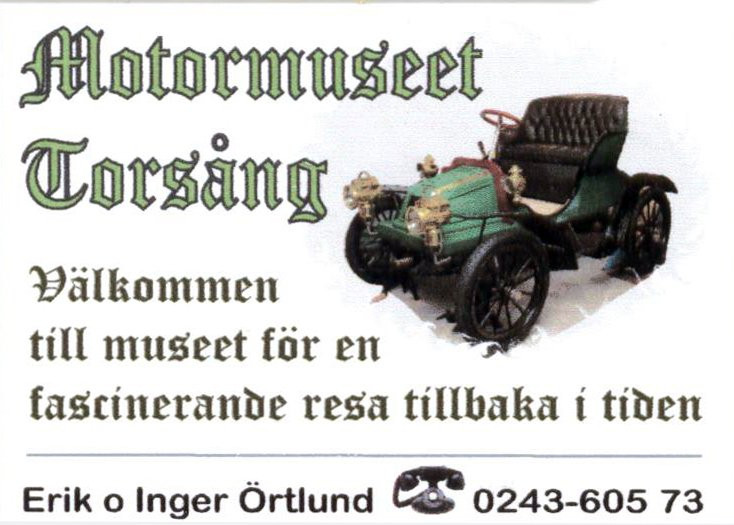 Torsångs Motor Museum-Borlange必去景点