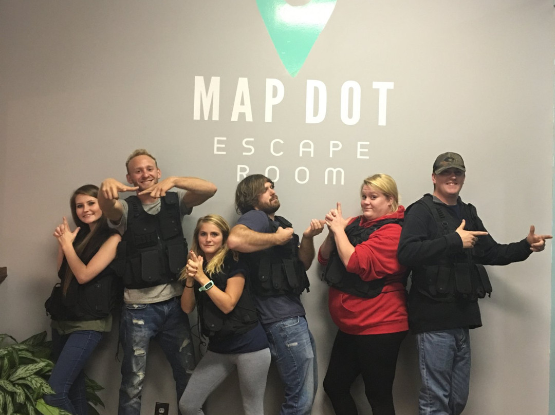 Map Dot Escape Room-Griffin必去景点