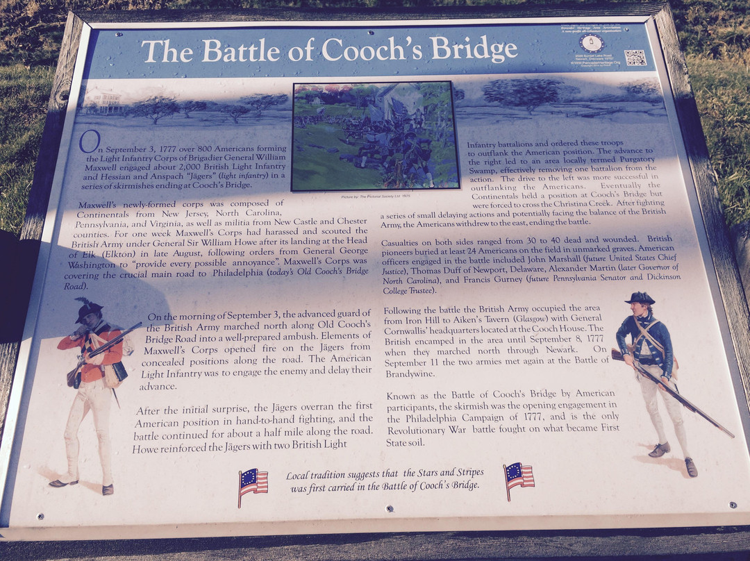 Cooch's Bridge-纽瓦克必去景点