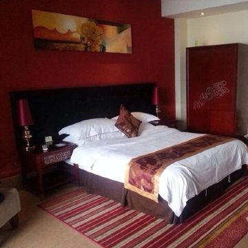 屋顶顶城市江景酒店-客卧