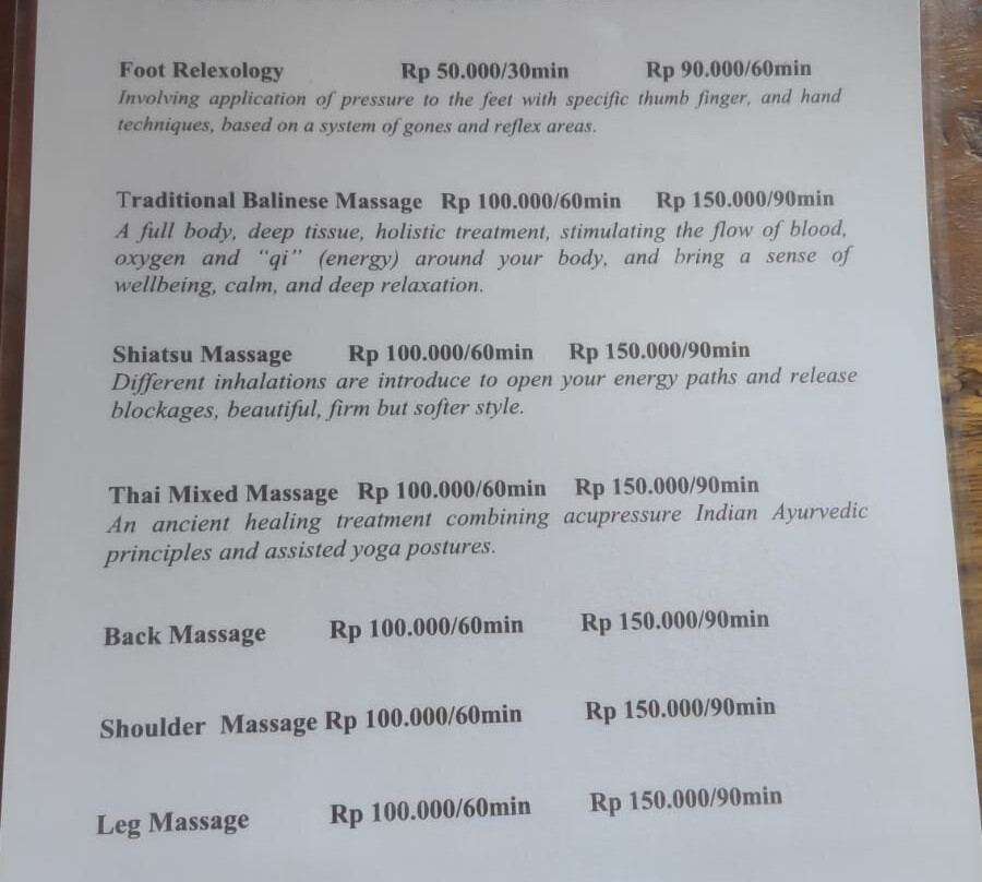 Aqua Professional Massage-沙努尔必去景点