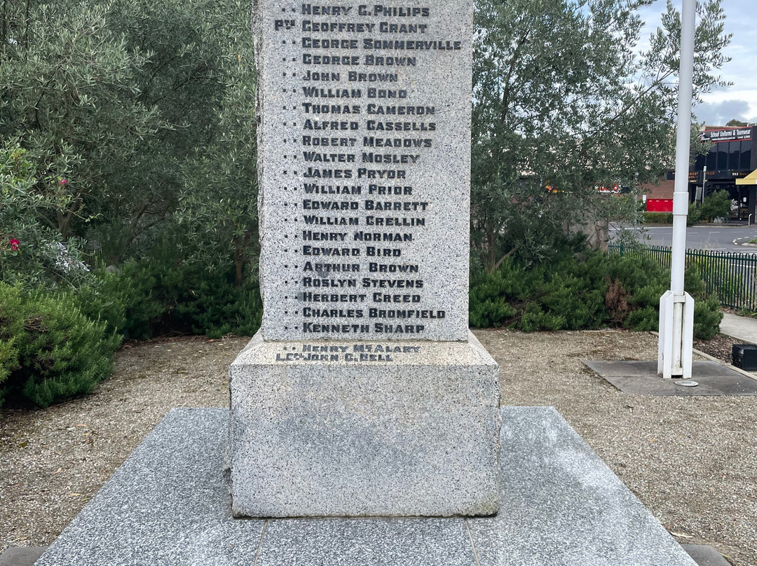 Eltham War Memorial景点图片