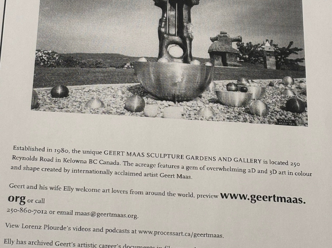 Geert Maas Sculpture Gardens Gallery and Studio-基洛纳必去景点