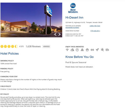 Best Western Hi-Desert Inn主图