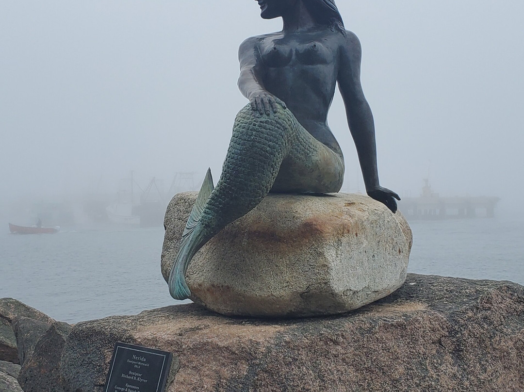 The Mermaid -  a bronze statue by Richard Klyver-Eastport必去景点