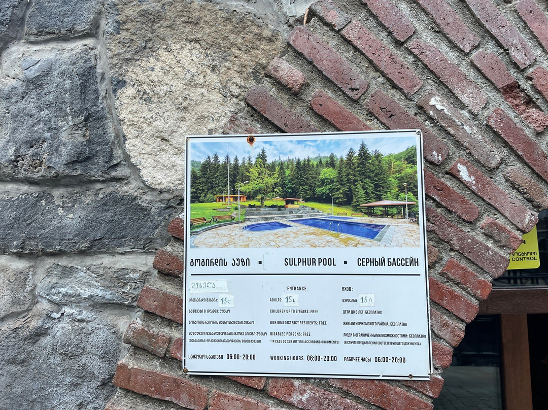 Borjomi Sulfur Pools-Borjomi必去景点