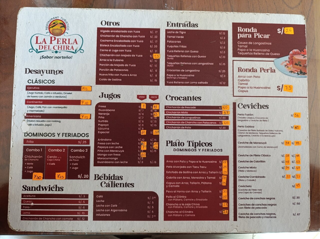 Restaurant La Perla Del Chira