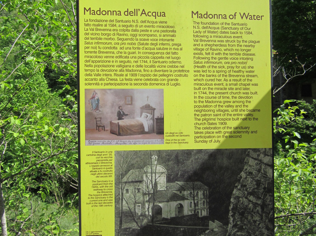 Santuario di Nostra Signora dell'Acqua-Valbrevenna必去景点