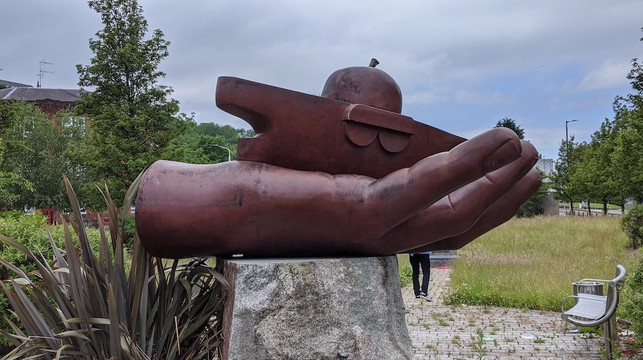 Future in Hand Sculpture