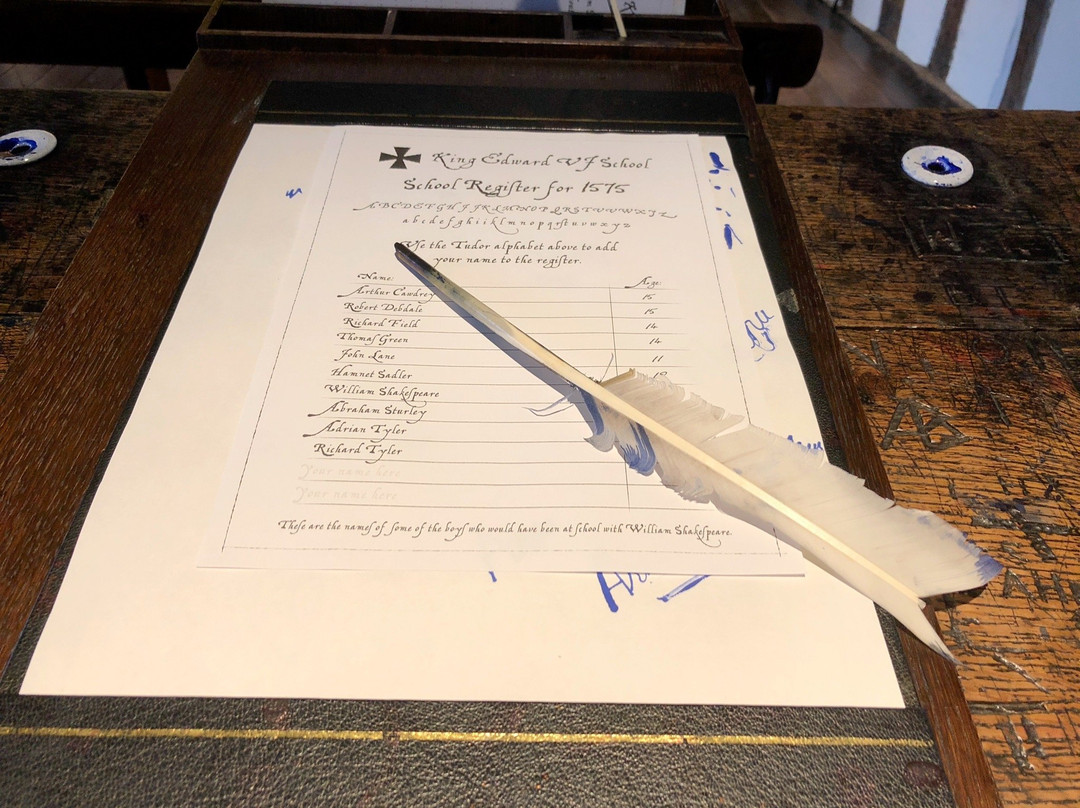 Shakespeare's Schoolroom & Guildhall-埃文河畔斯特拉特福必去景点