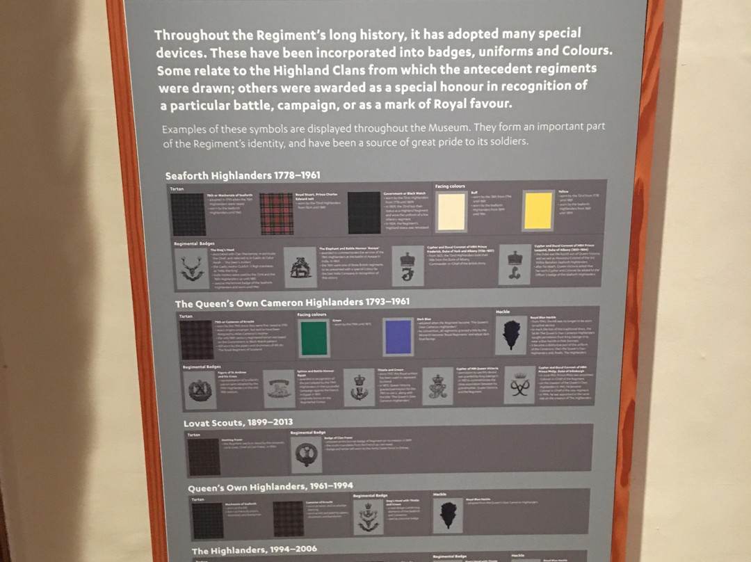 The Highlanders' Museum (Queen's Own Highlanders Collection)-Ardersier必去景点