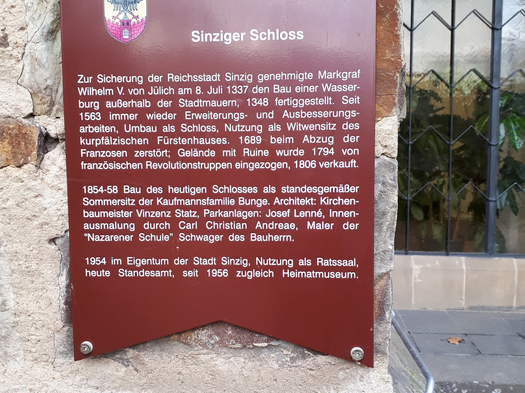 DasSchloss Sinzig-Sinzig必去景点