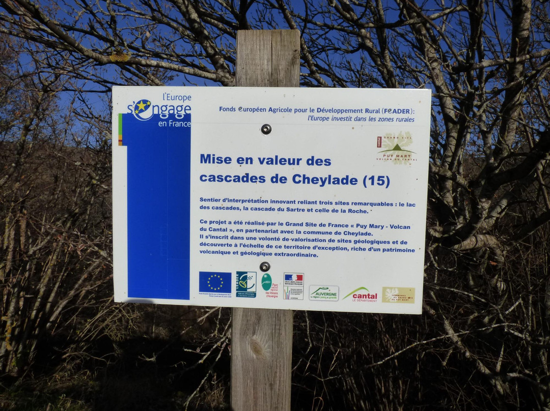 Cascade du Sartre-Cheylade必去景点