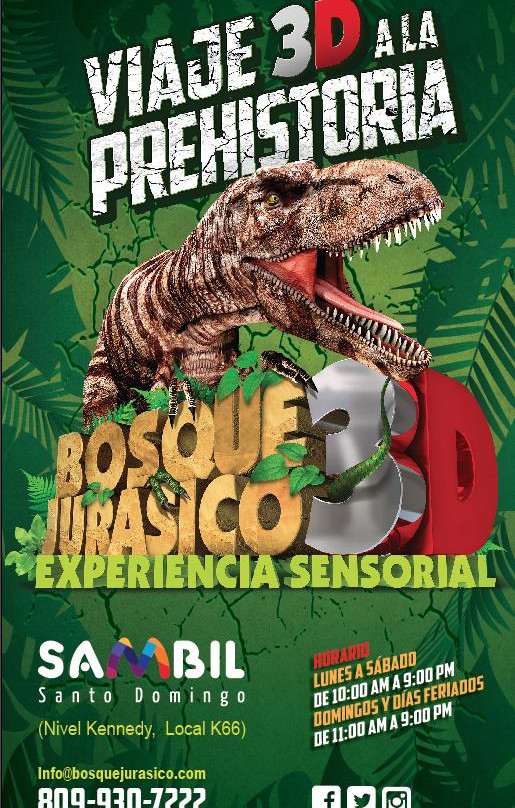 Bosque Jurasico 3D-圣多明哥必去景点