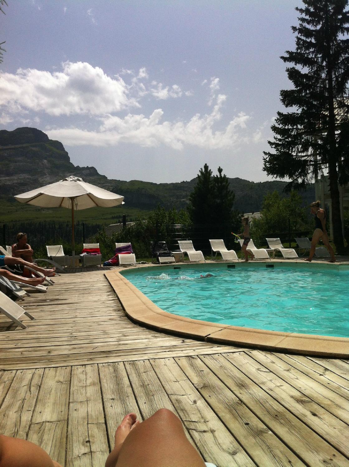 Chalets Hameau de Flaine-泳池