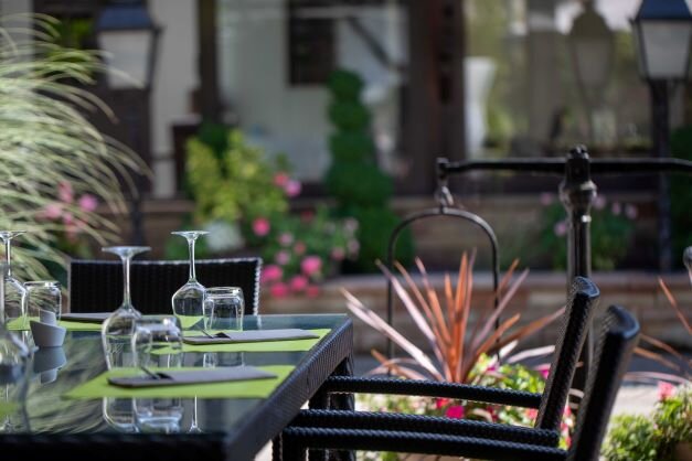 Logis Hôtel Au Boeuf-浴室