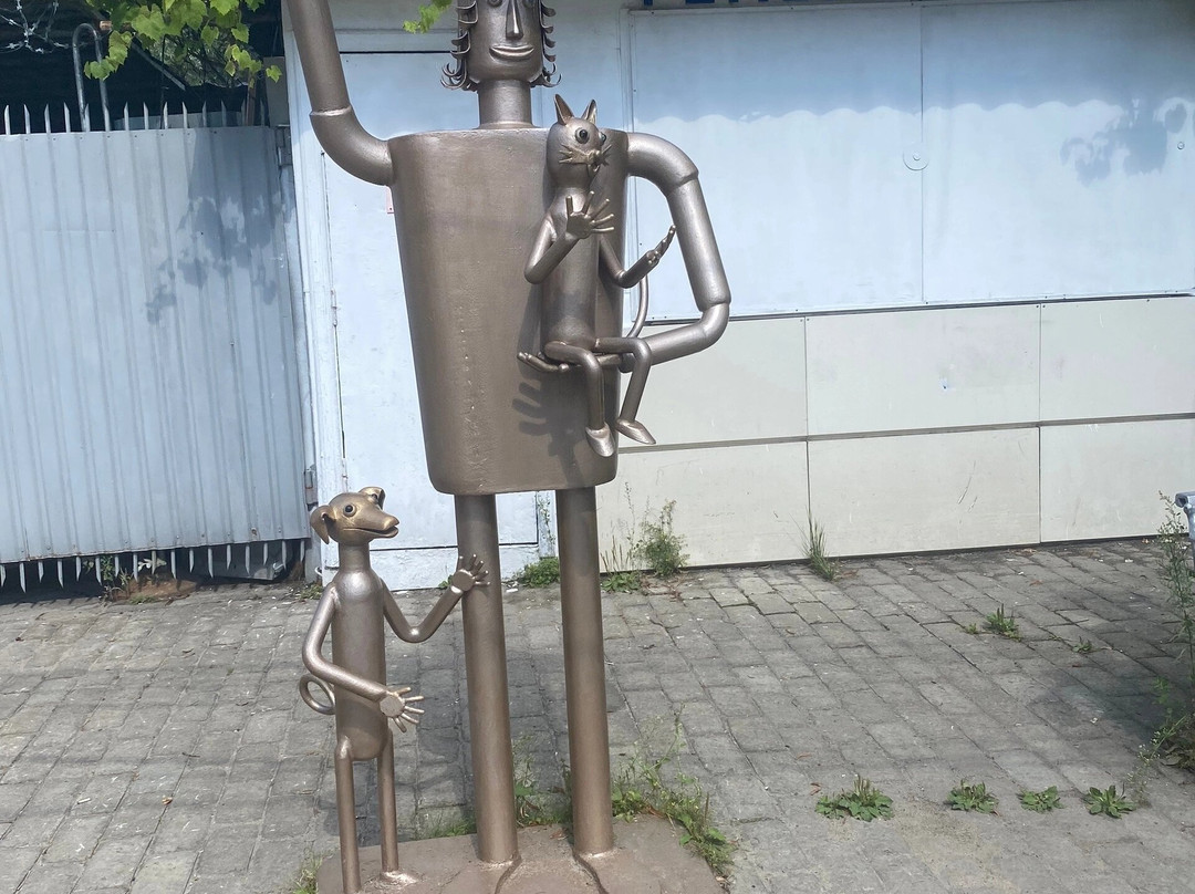 Sculptural Group Near A. Fateev's Workshop