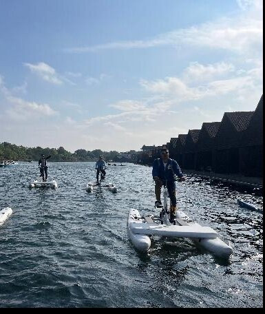See Copenhagen from a HydroBike-哥本哈根必去景点