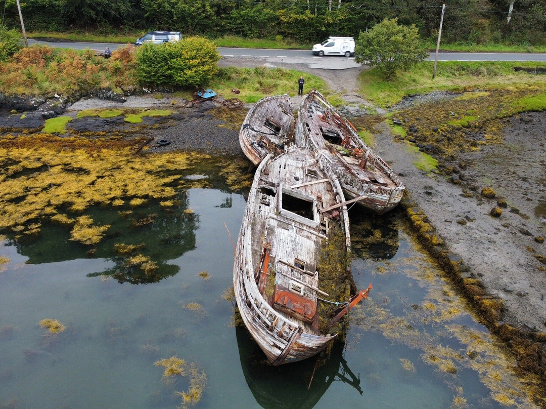 Ship Wreck at Salen Beach-Salen必去景点