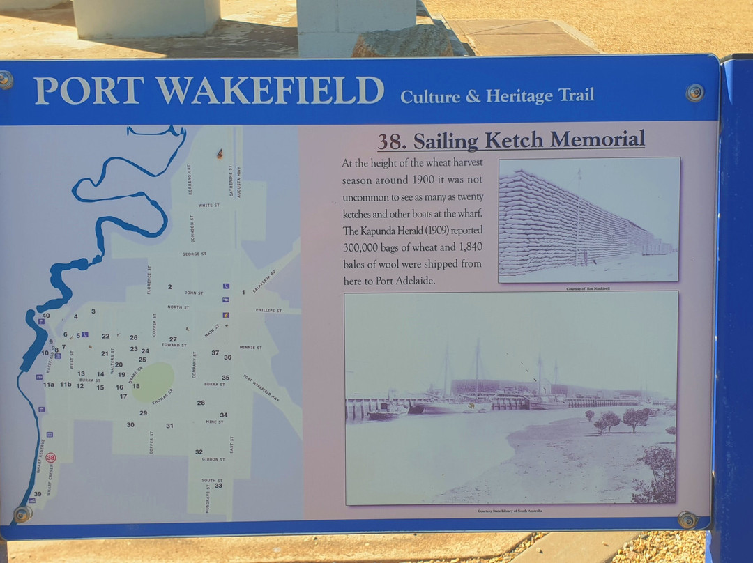 Sailing Ketch Memorial-Port Wakefield必去景点