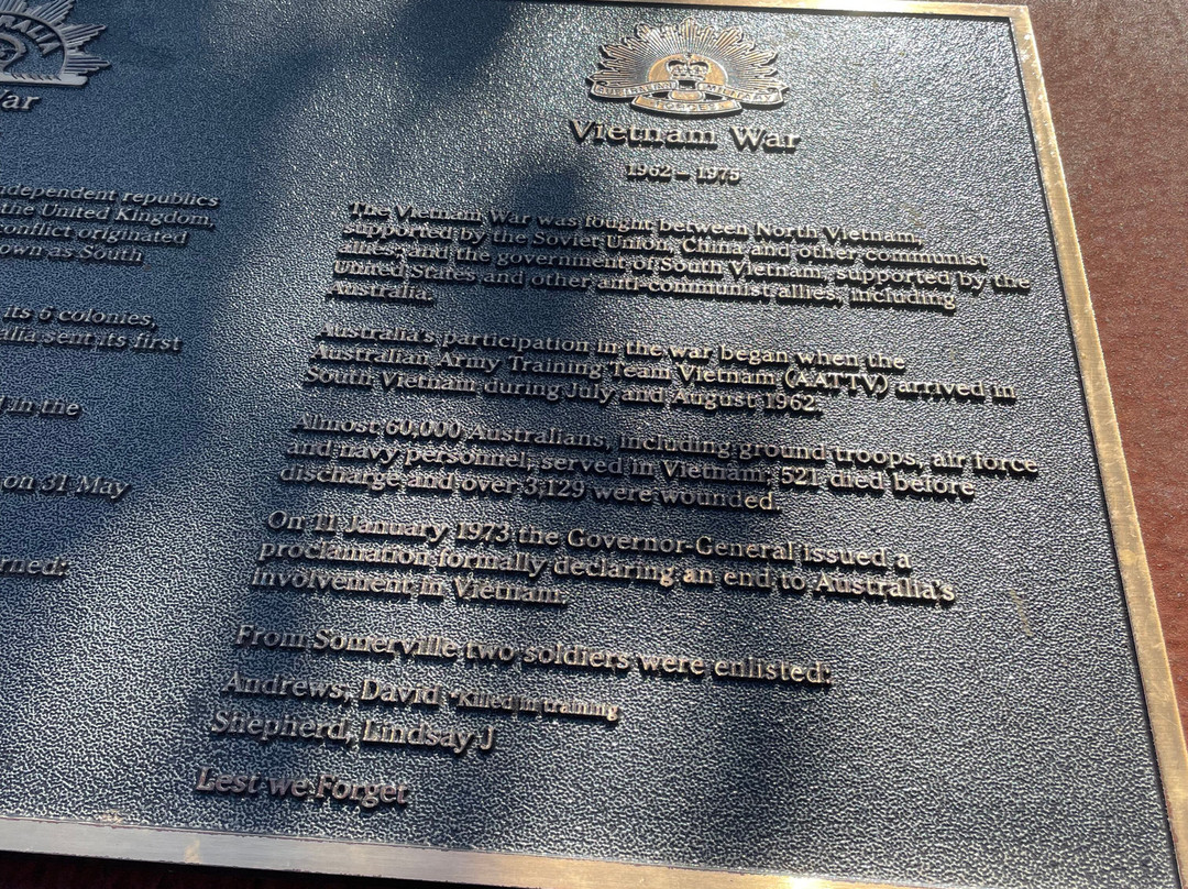 Somerville War Memorial-Somerville必去景点