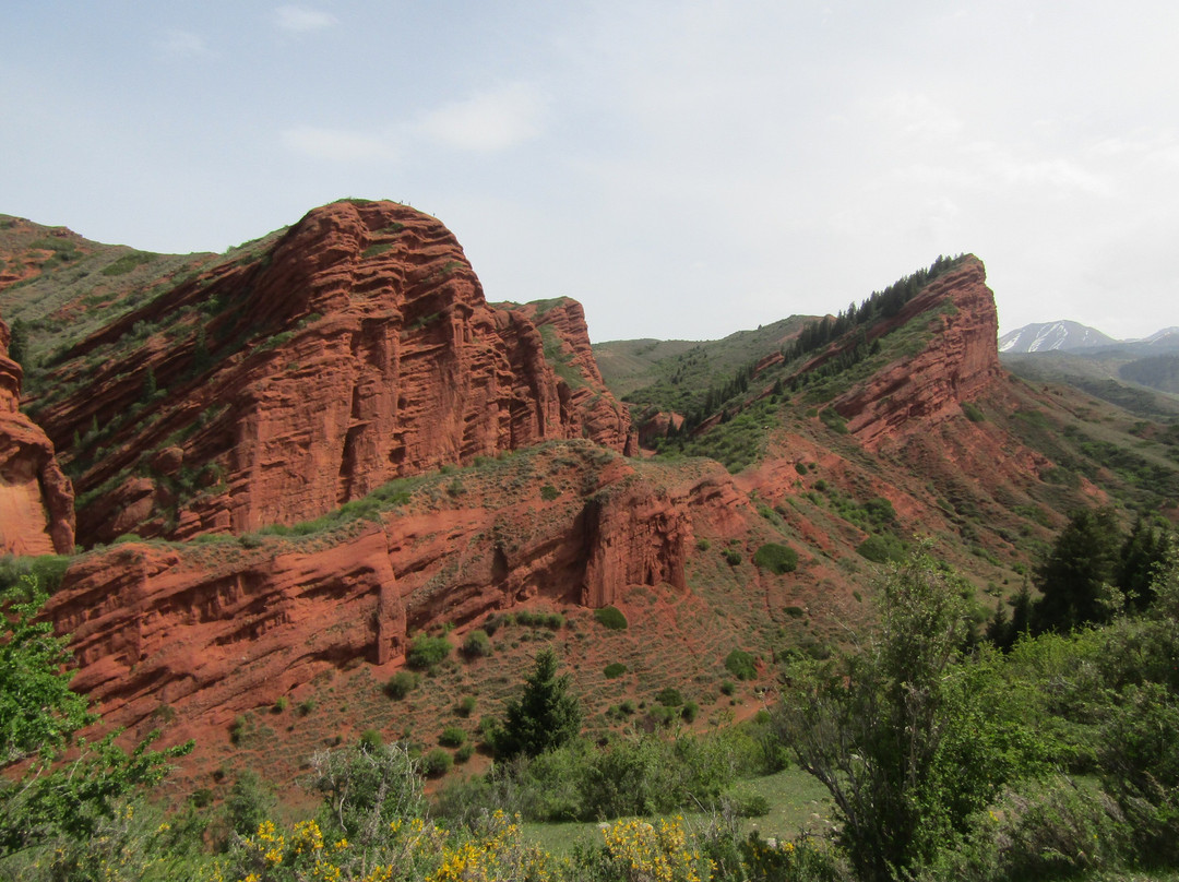 Jeti-Oguz Canyon (Seven Bulls Rocks)-Issyk Kul Province必去景点