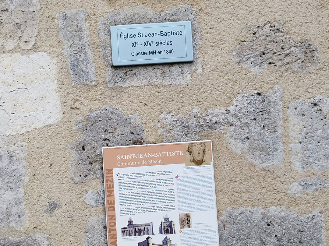 Église Saint-Jean-Baptiste de Mézin-Mezin必去景点