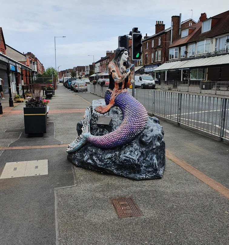 Black Rock Mermaid Statue-New Brighton必去景点