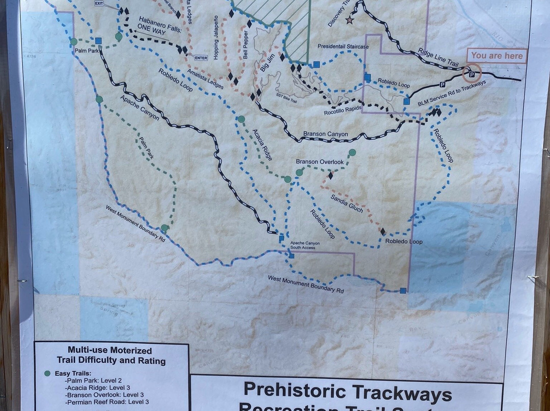 Prehistoric Trackways National Monument景点图片