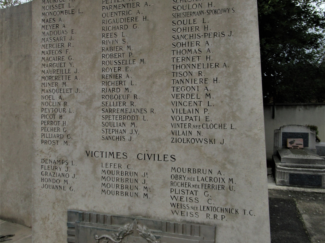 Monument communal-Aulnay-sous-Bois必去景点