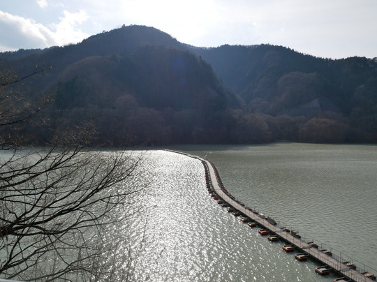 Mugiyama Floating Bridge-奥多摩町必去景点