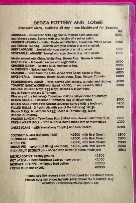 Dedza Pottery Lodge主图