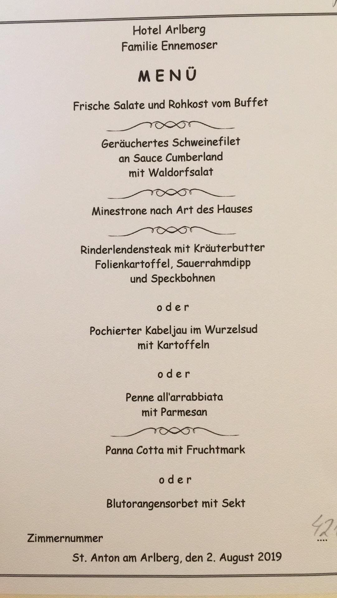 Hotel Arlberg-餐饮