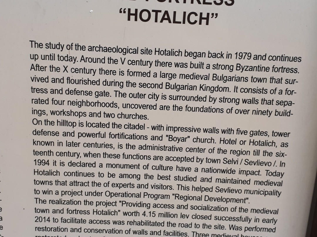 Hotalich Fortress-Sevlievo必去景点