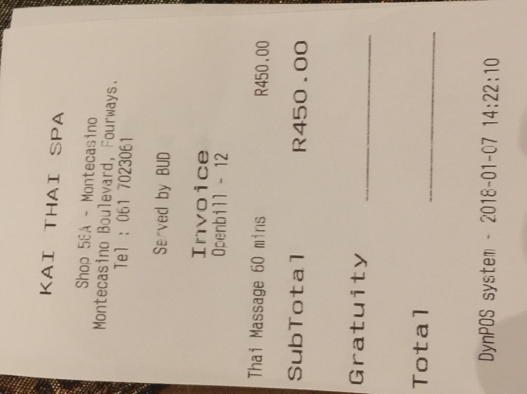 Kai Thai Spa-约翰内斯堡必去景点